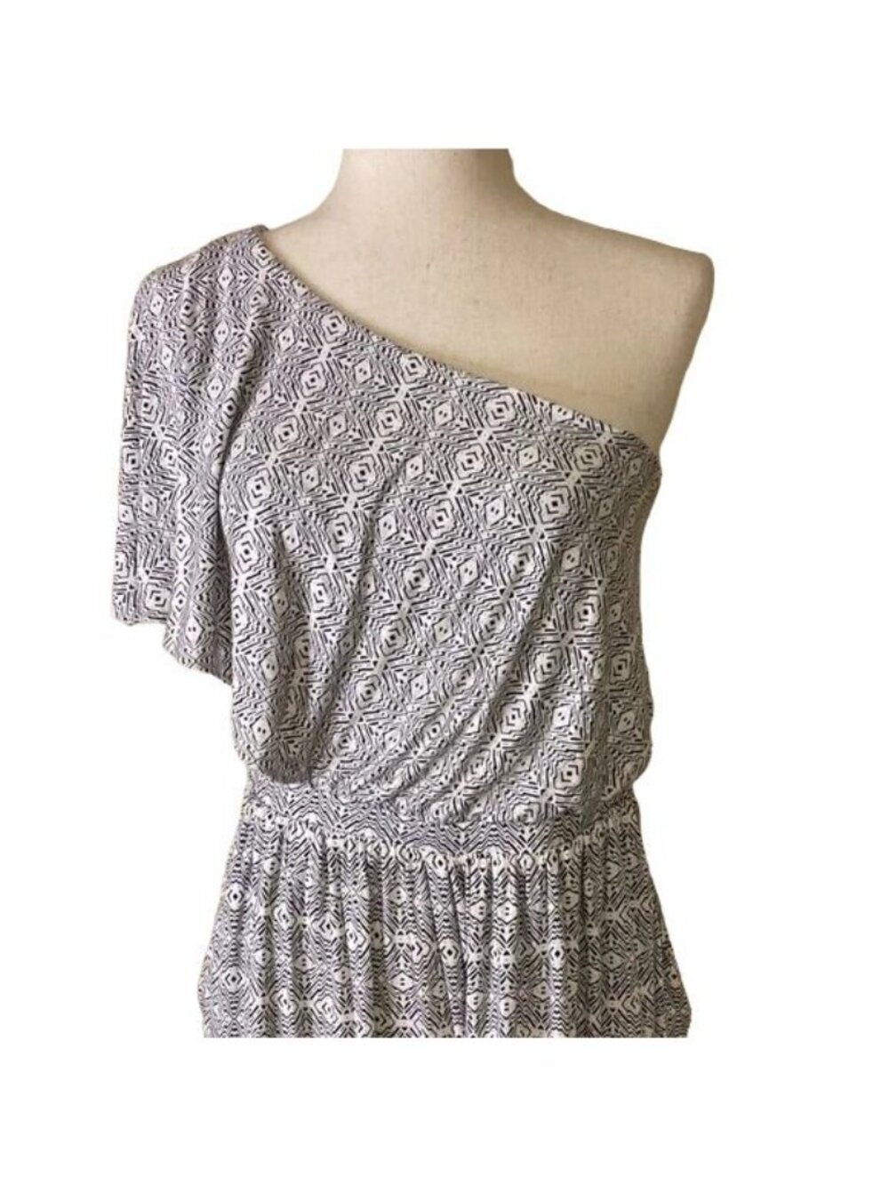 Anthropologie Maeve Jamie White One Shoulder Jumpsuit - Picture 6 of 9